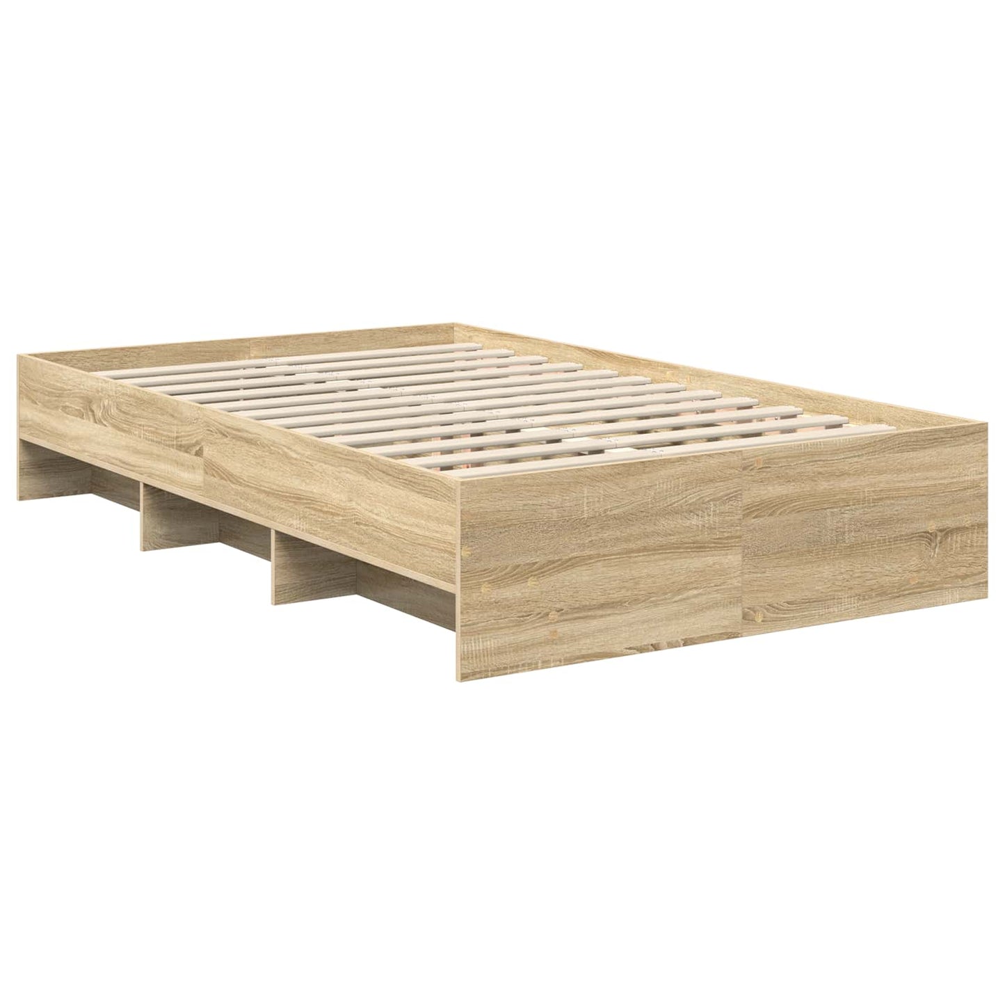 Bedframe Sonoma Eiken 120 x 123 cm Bewerkt hout