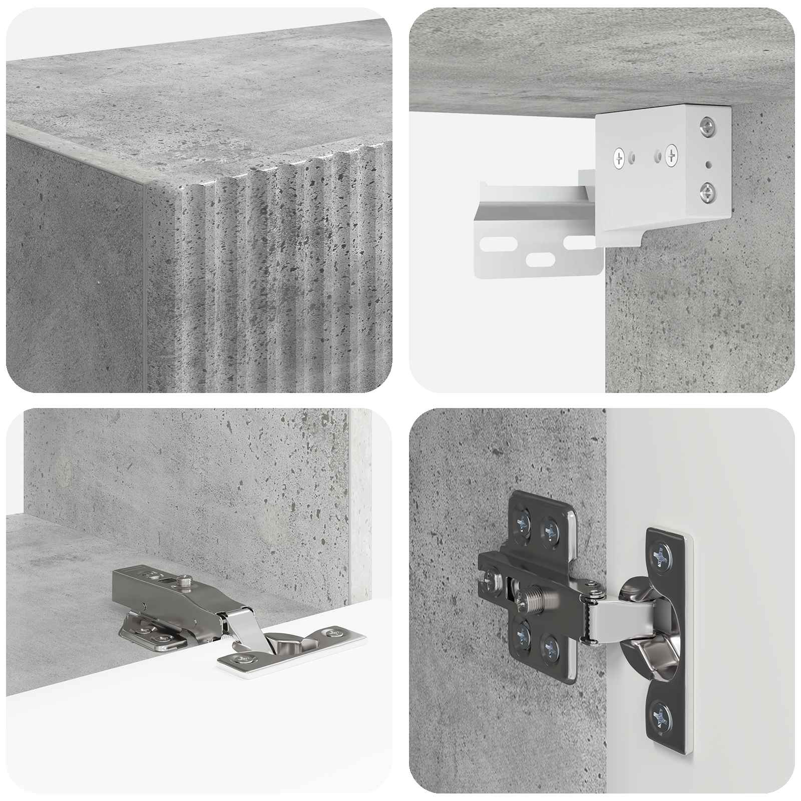 Beton Grijs 60 X 31 X 29,5 Cm Betongrijs