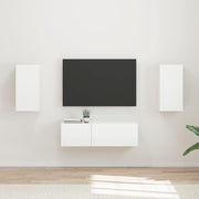 Tv-meubel 60x31x29.5 cm hoogglans wit
