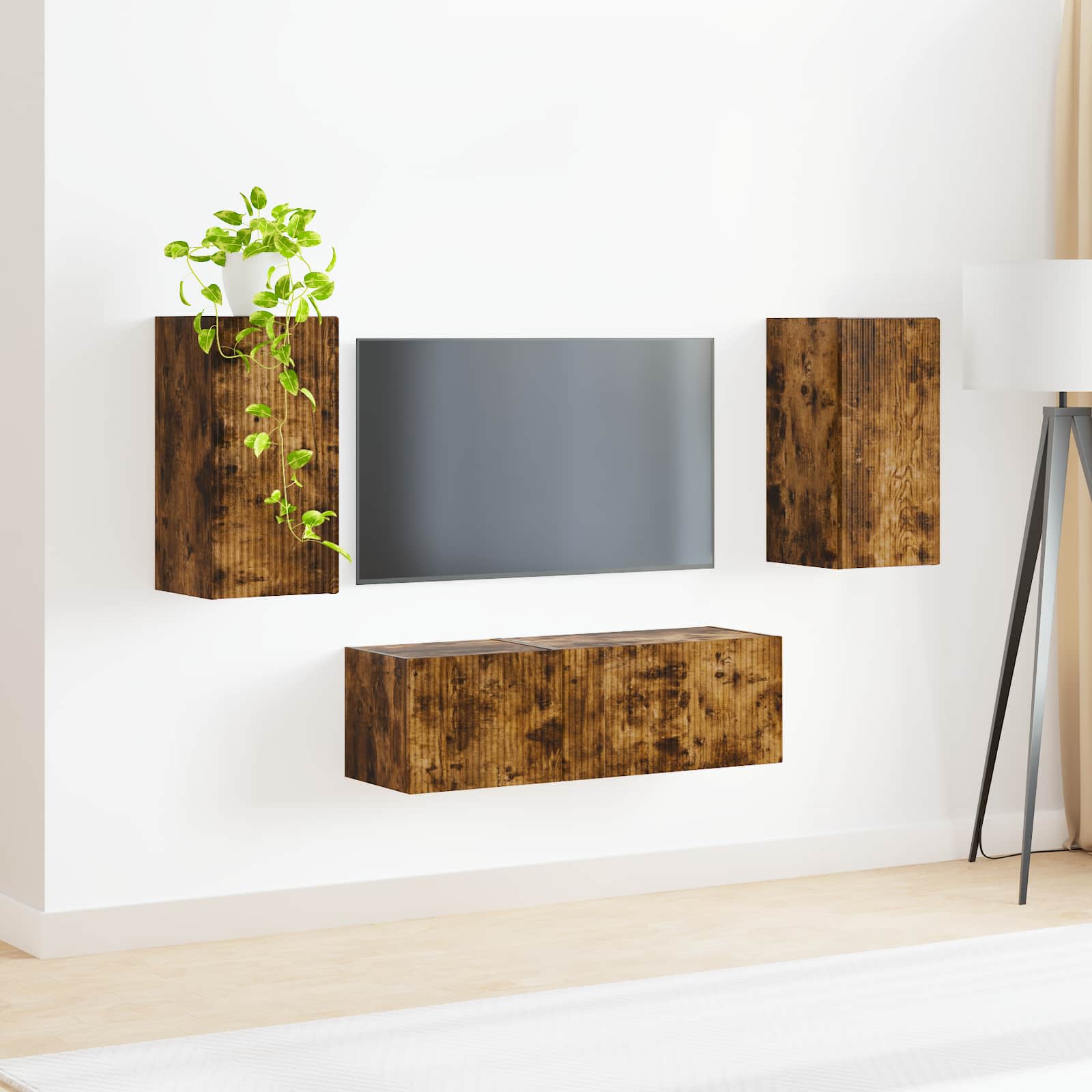 60 X 31 X 29,5 Cm Gerookt eiken