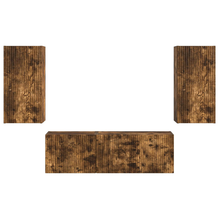 60 X 31 X 29,5 Cm Gerookt eiken