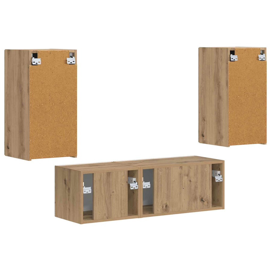 Artisan Eiken 60 X 31 X 29,5 Cm artisanaal eikenkleurig