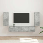 TV wandkast 78,5x30x29,5 cm beton grijs