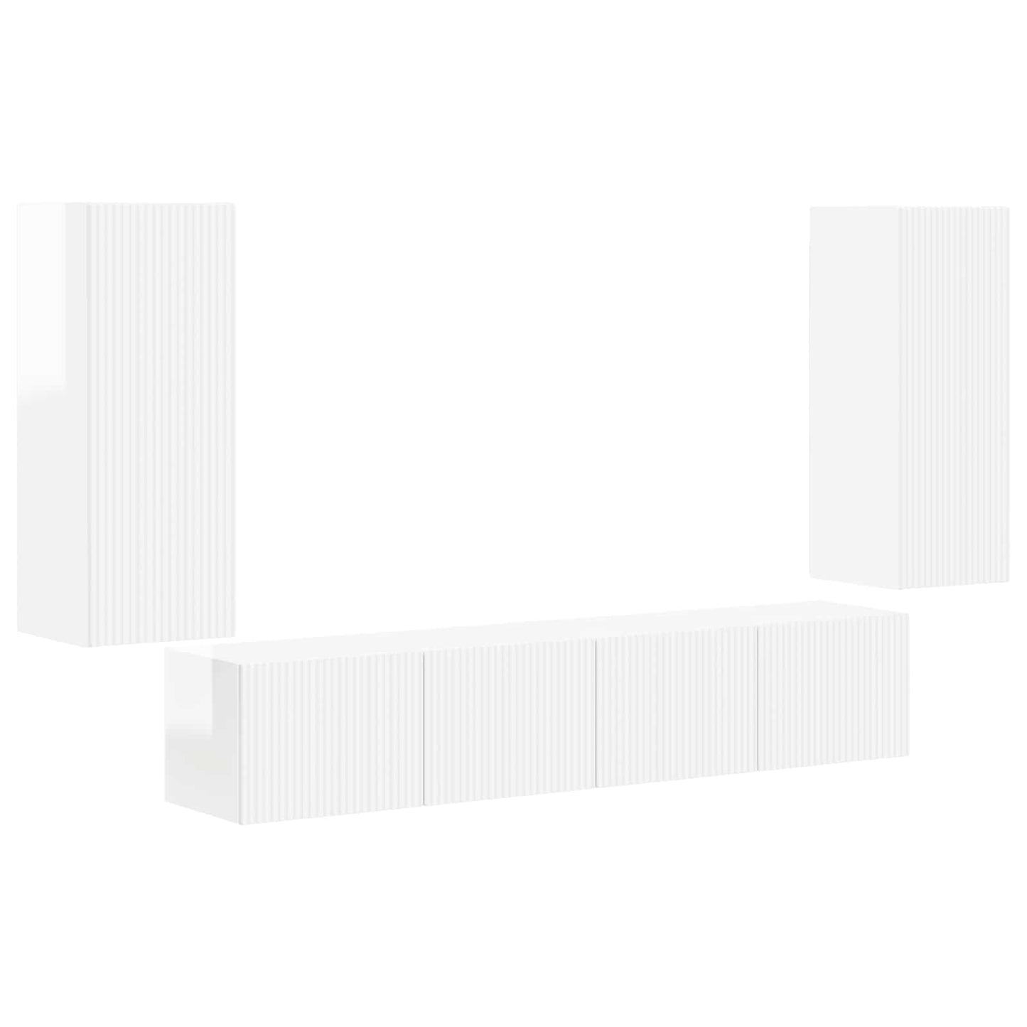 78,5 X 30 X 29,5 Cm Hoogglans wit