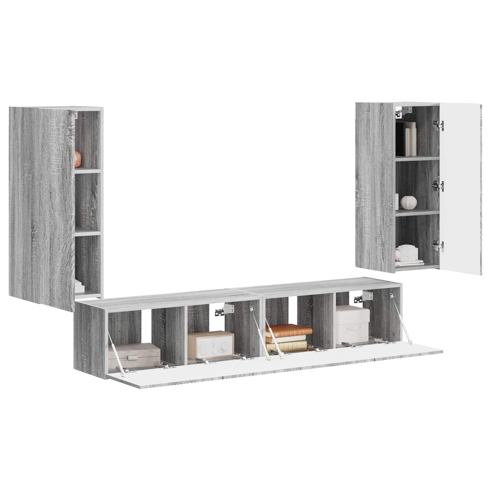 78,5 X 30 X 29,5 Cm Grijs sonoma