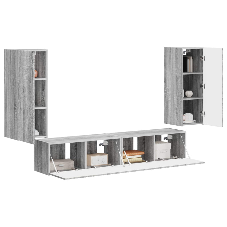 78,5 X 30 X 29,5 Cm Grijs sonoma