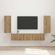 TV wandkast 78,5x30x29,5 cm artisan eiken
