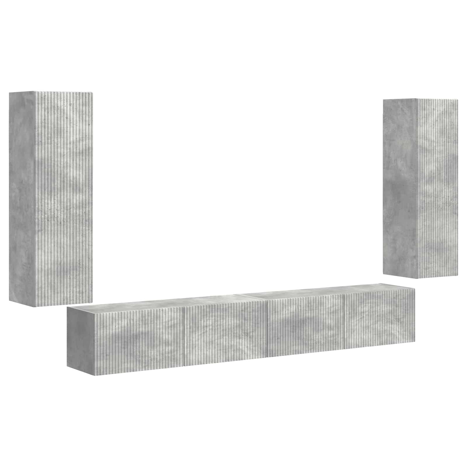 Beton Grijs 98 X 31 X 29,5 Cm Betongrijs