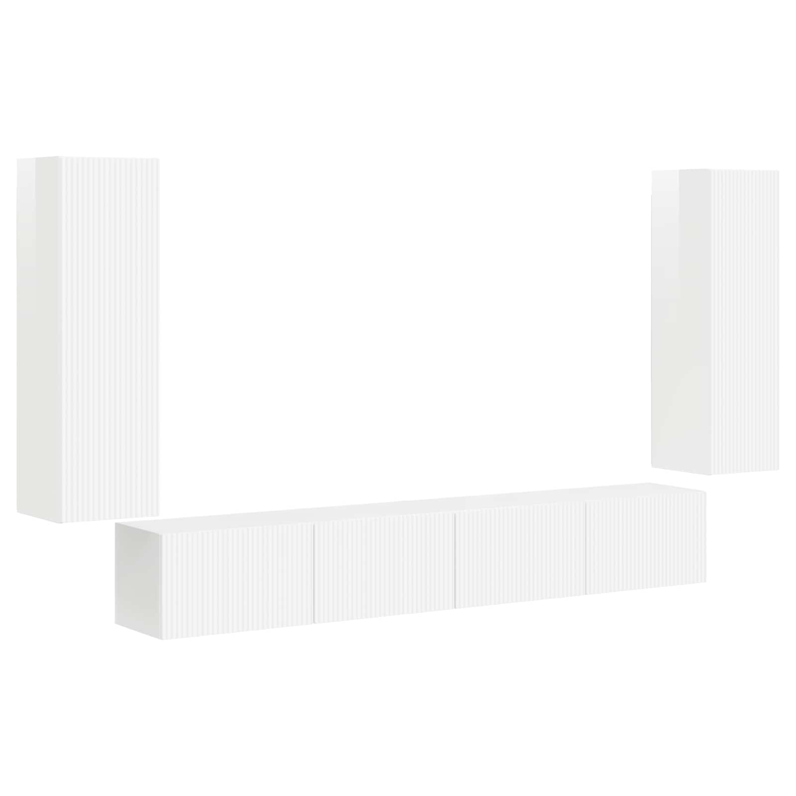 98 X 31 X 29,5 Cm Hoogglans wit