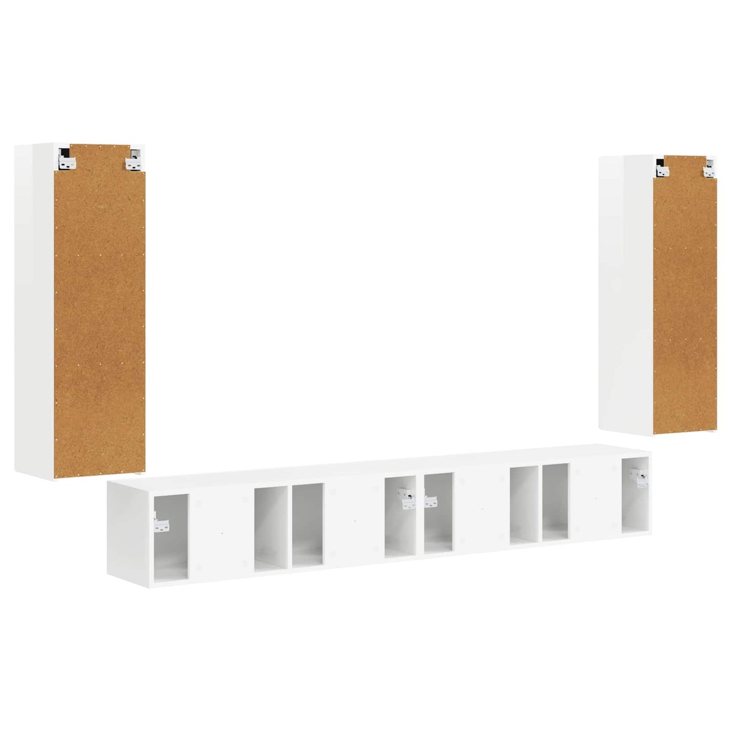 98 X 31 X 29,5 Cm Hoogglans wit