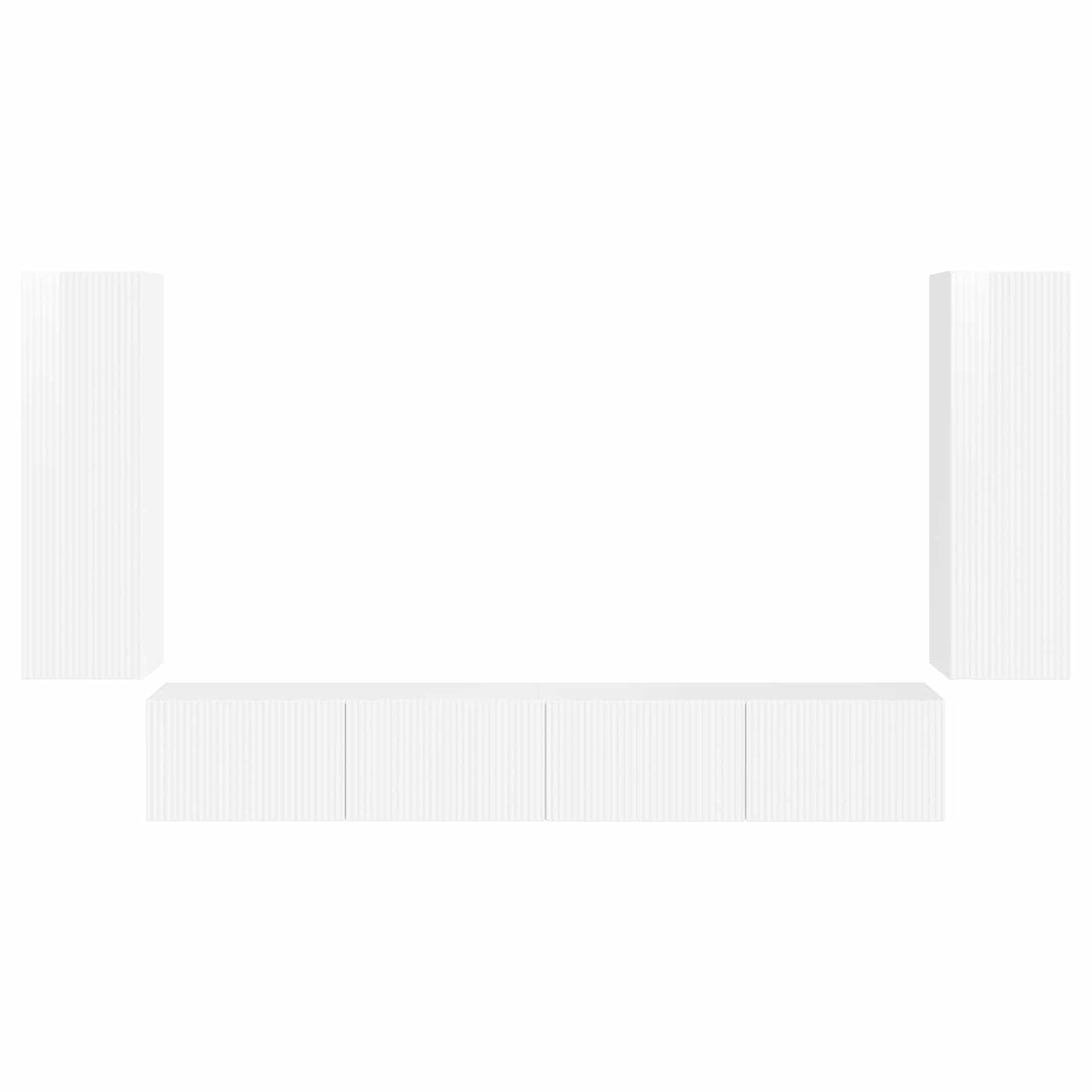 98 X 31 X 29,5 Cm Hoogglans wit