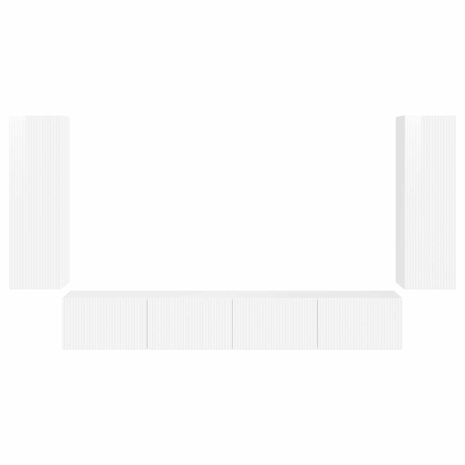 98 X 31 X 29,5 Cm Hoogglans wit
