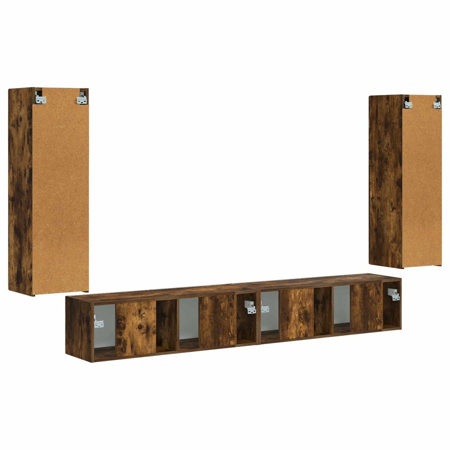 98 X 31 X 29,5 Cm Gerookt eiken