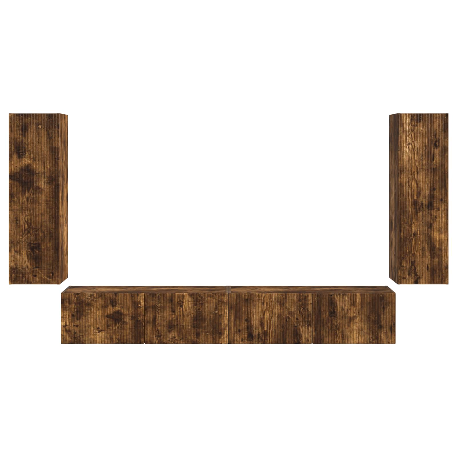 98 X 31 X 29,5 Cm Gerookt eiken