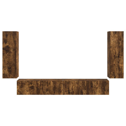 98 X 31 X 29,5 Cm Gerookt eiken