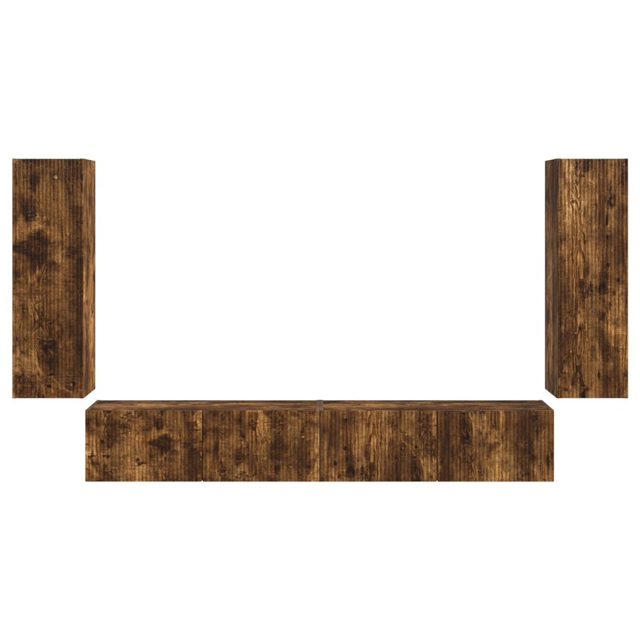 98 X 31 X 29,5 Cm Gerookt eiken