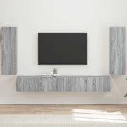 TV wandkast 98x31x29.5 cm grijs sonoma bewerkt hout