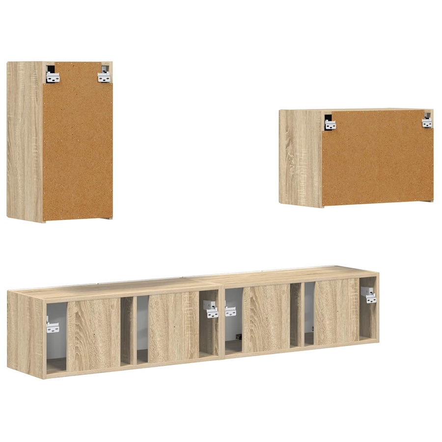 4 Pcs Sonoma eiken