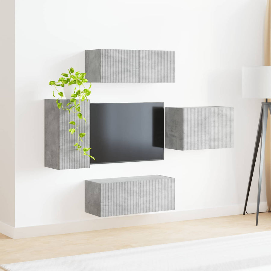 4 Pcs Beton Grijs Betongrijs