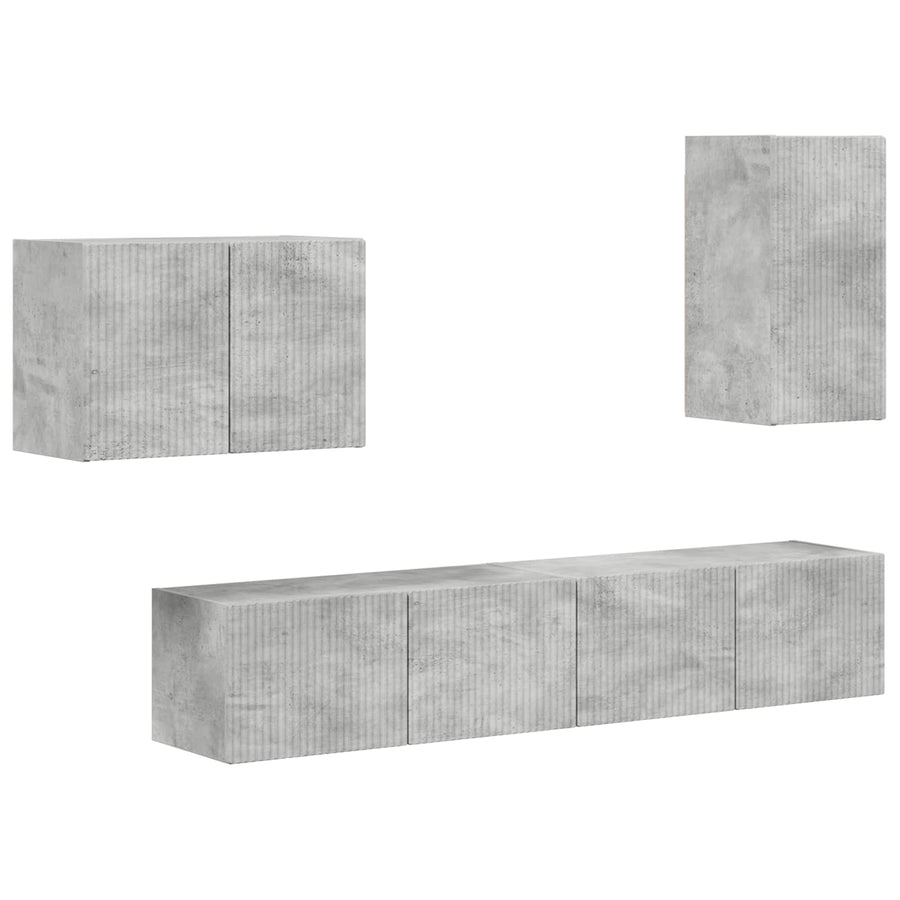 4 Pcs Beton Grijs Betongrijs