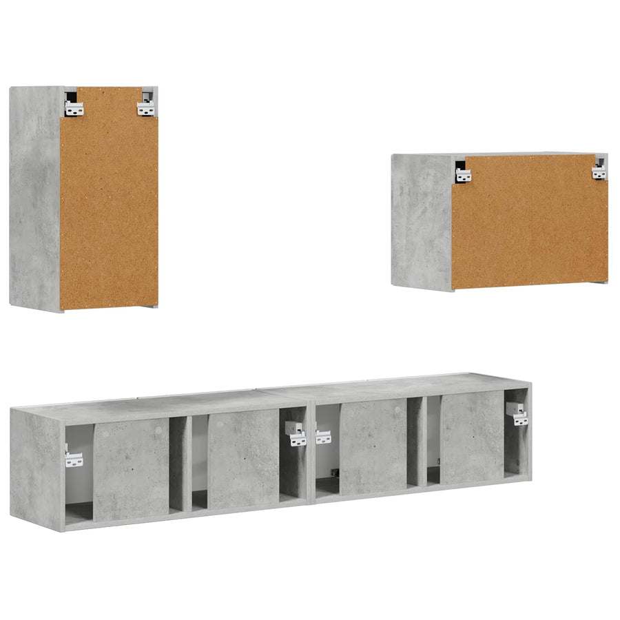 4 Pcs Beton Grijs Betongrijs