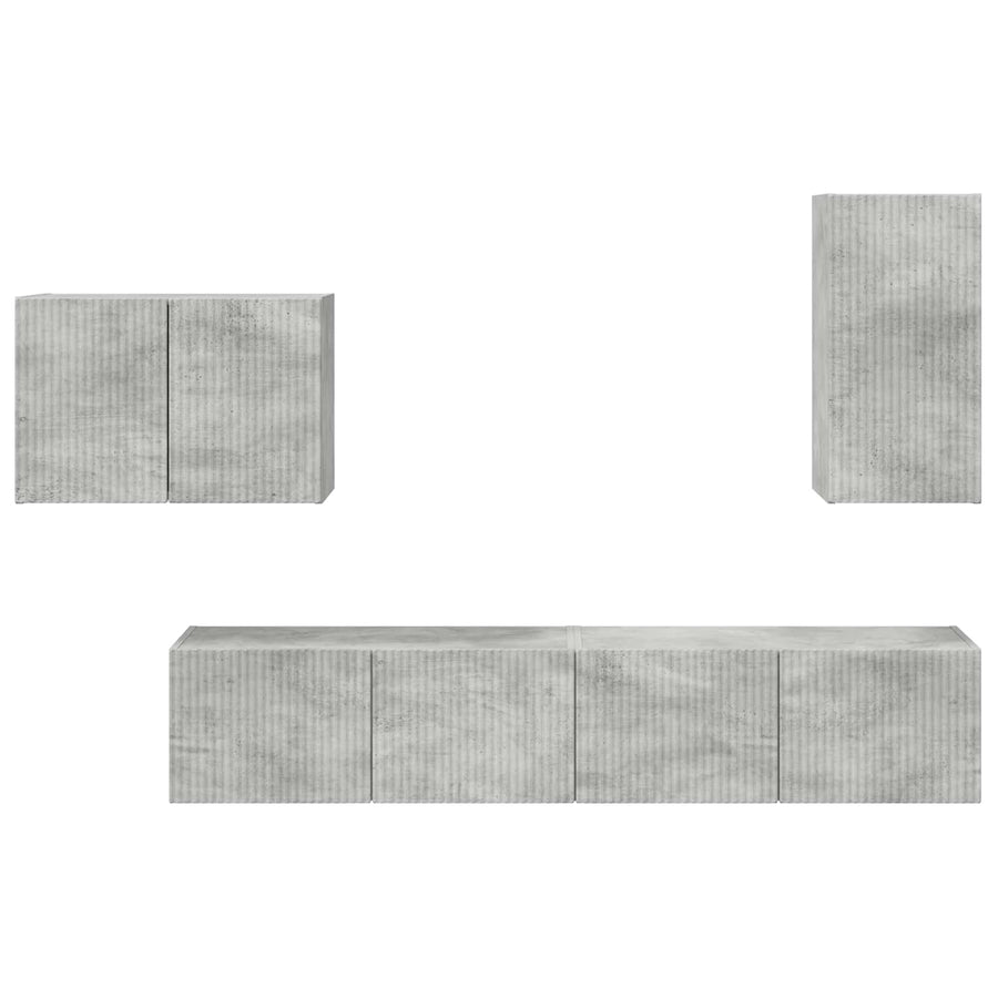4 Pcs Beton Grijs Betongrijs