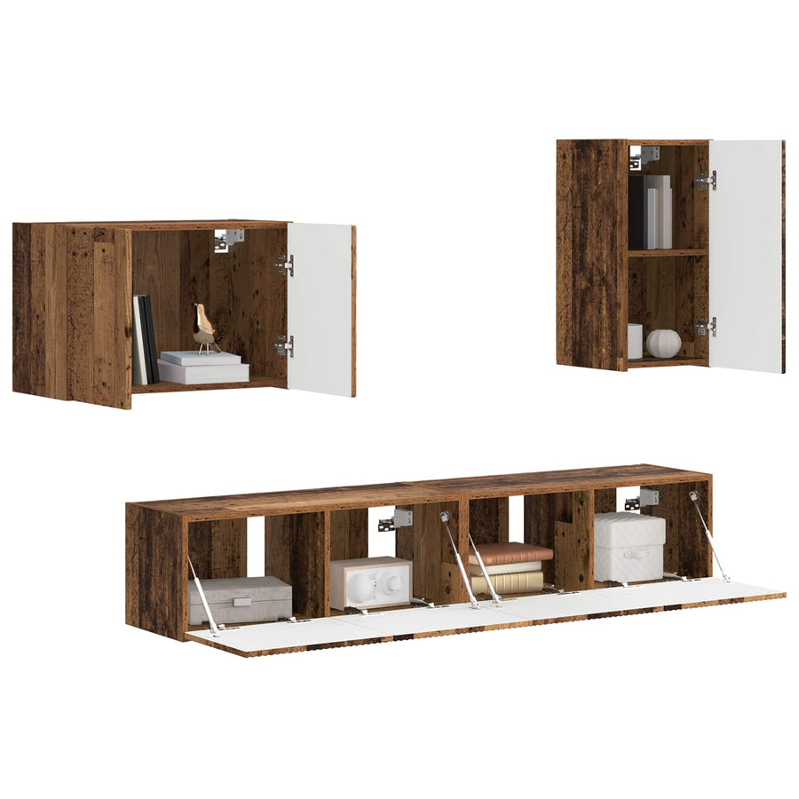 4 Pcs Oud hout