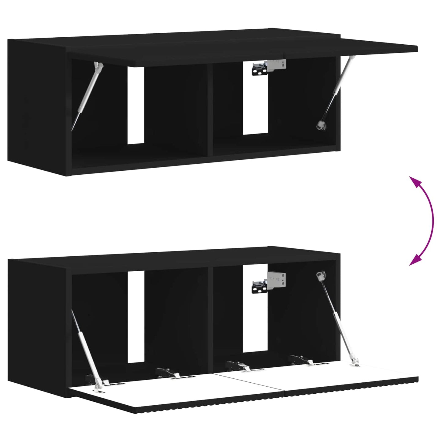 6 Pcs Zwart