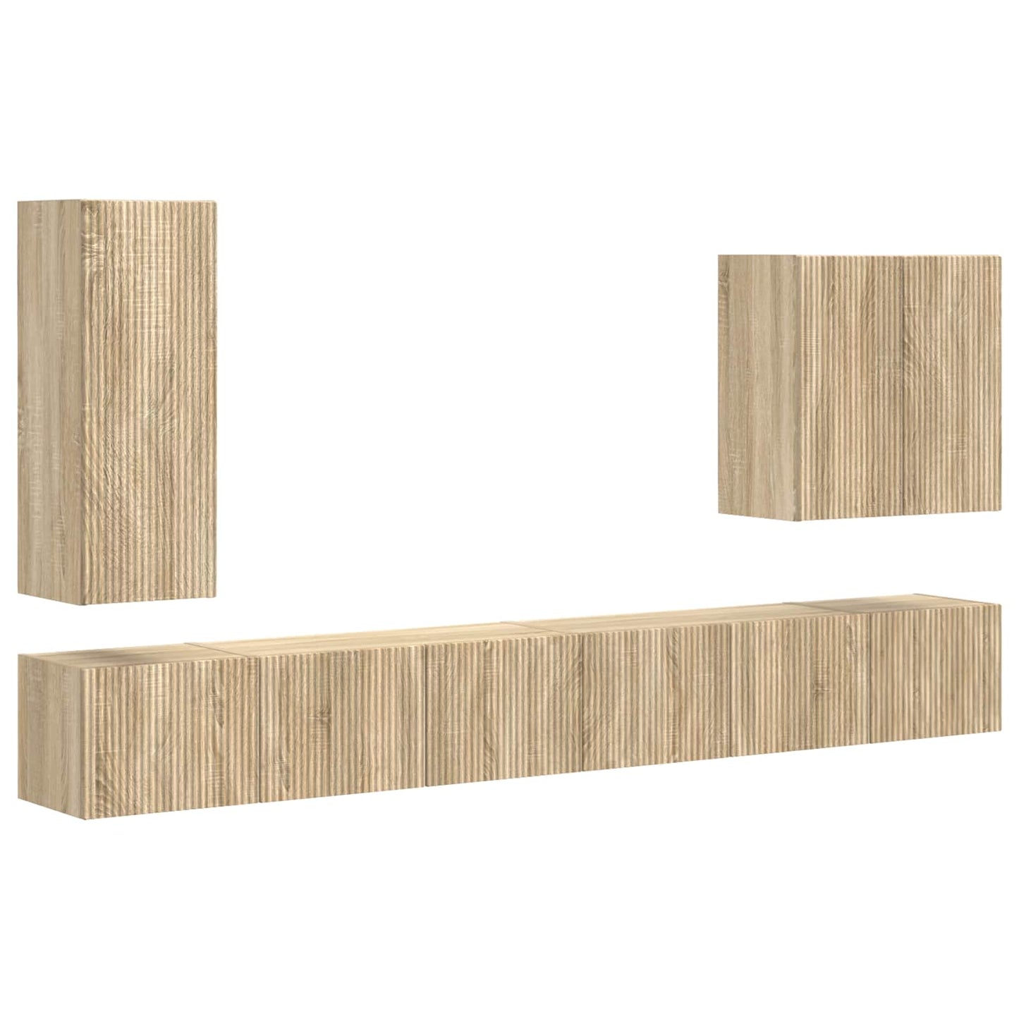 6 Pcs Sonoma eiken