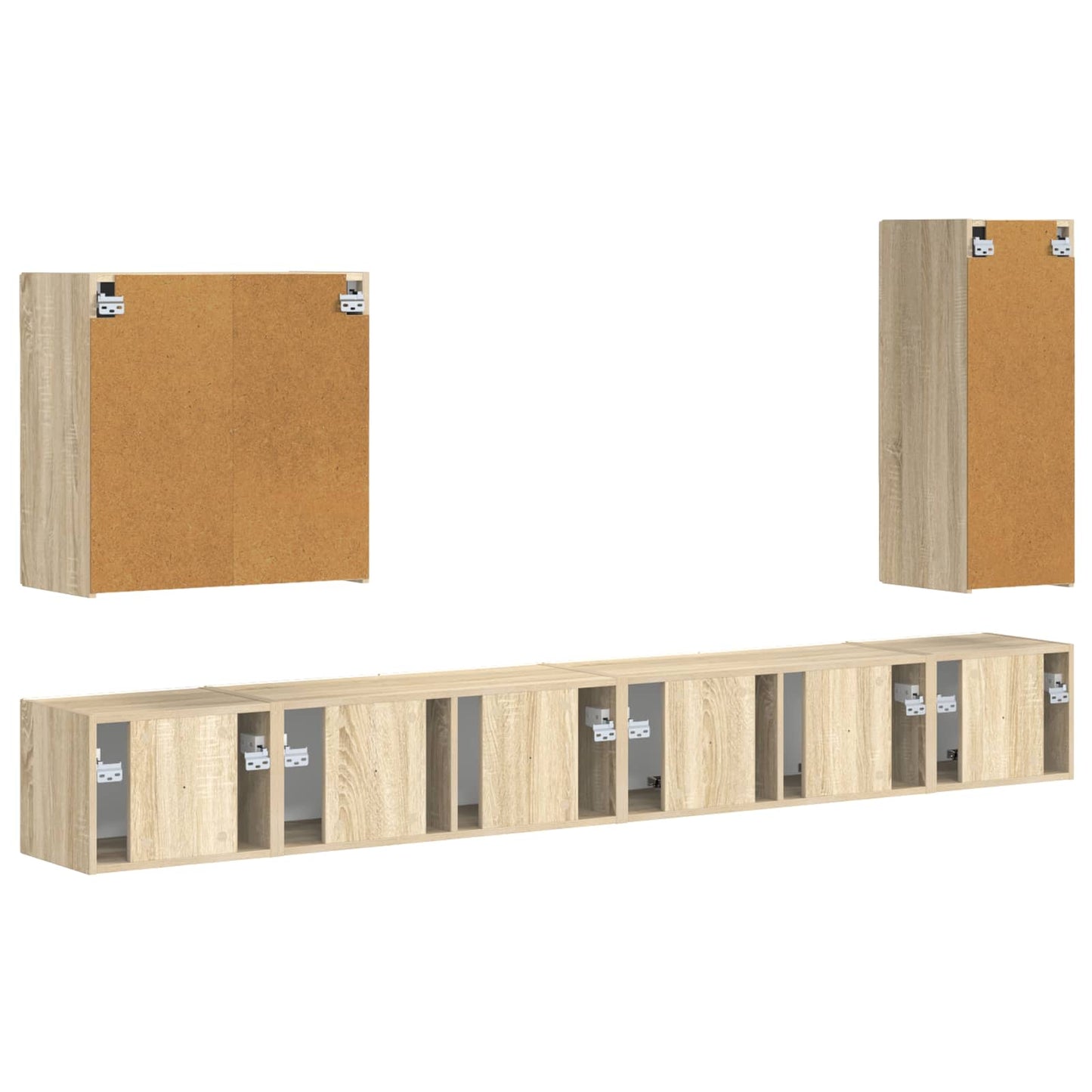 6 Pcs Sonoma eiken