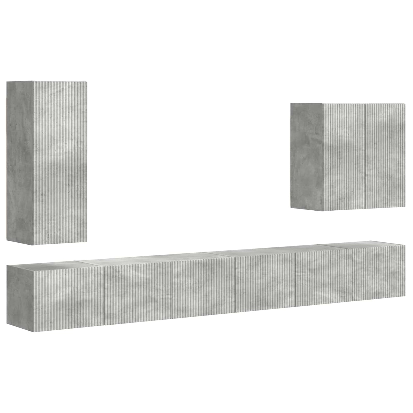 6 Pcs Beton Grijs Betongrijs