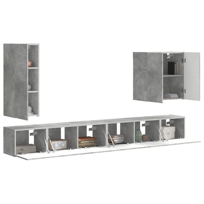 6 Pcs Beton Grijs Betongrijs