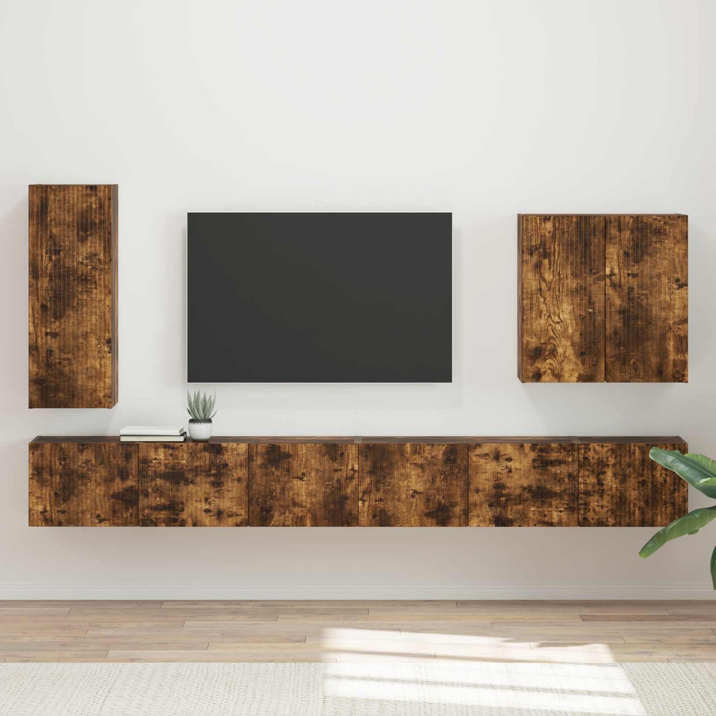 6 Pcs Gerookt eiken
