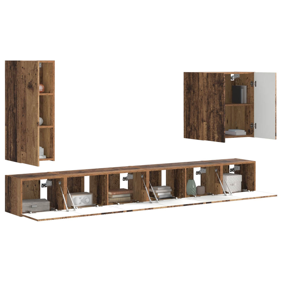 6 Pcs Oud hout