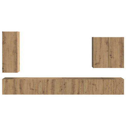 6 Pcs Artisan Eiken artisanaal eikenkleurig