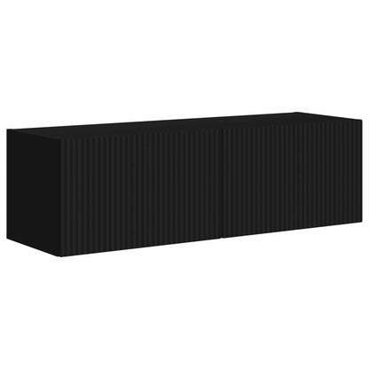 TV Wandkast Set 6 st Zwart