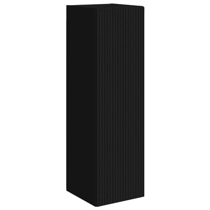TV Wandkast Set 6 st Zwart