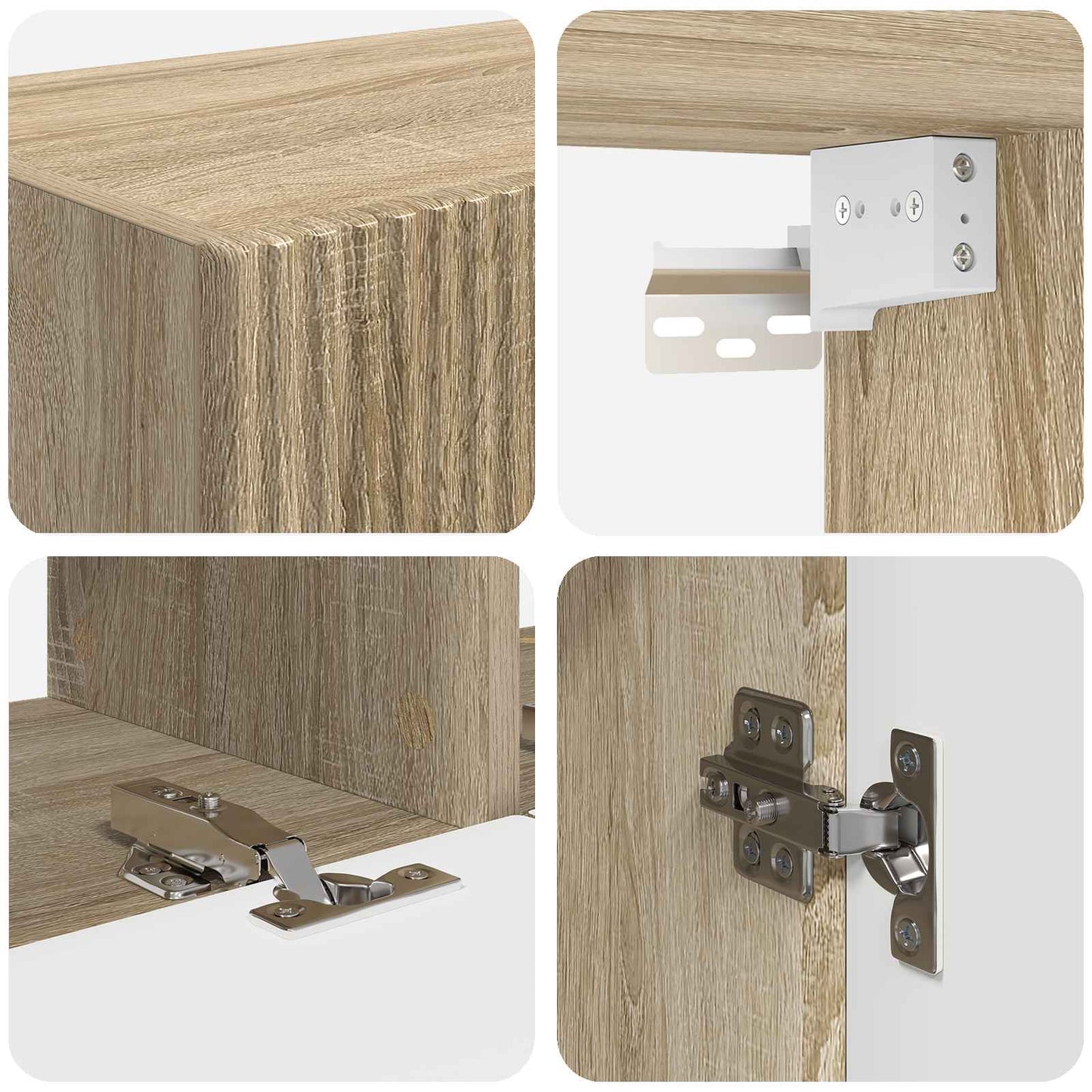 6 Pcs Sonoma eiken