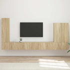 TV meubel set 6 stuks Sonoma eiken