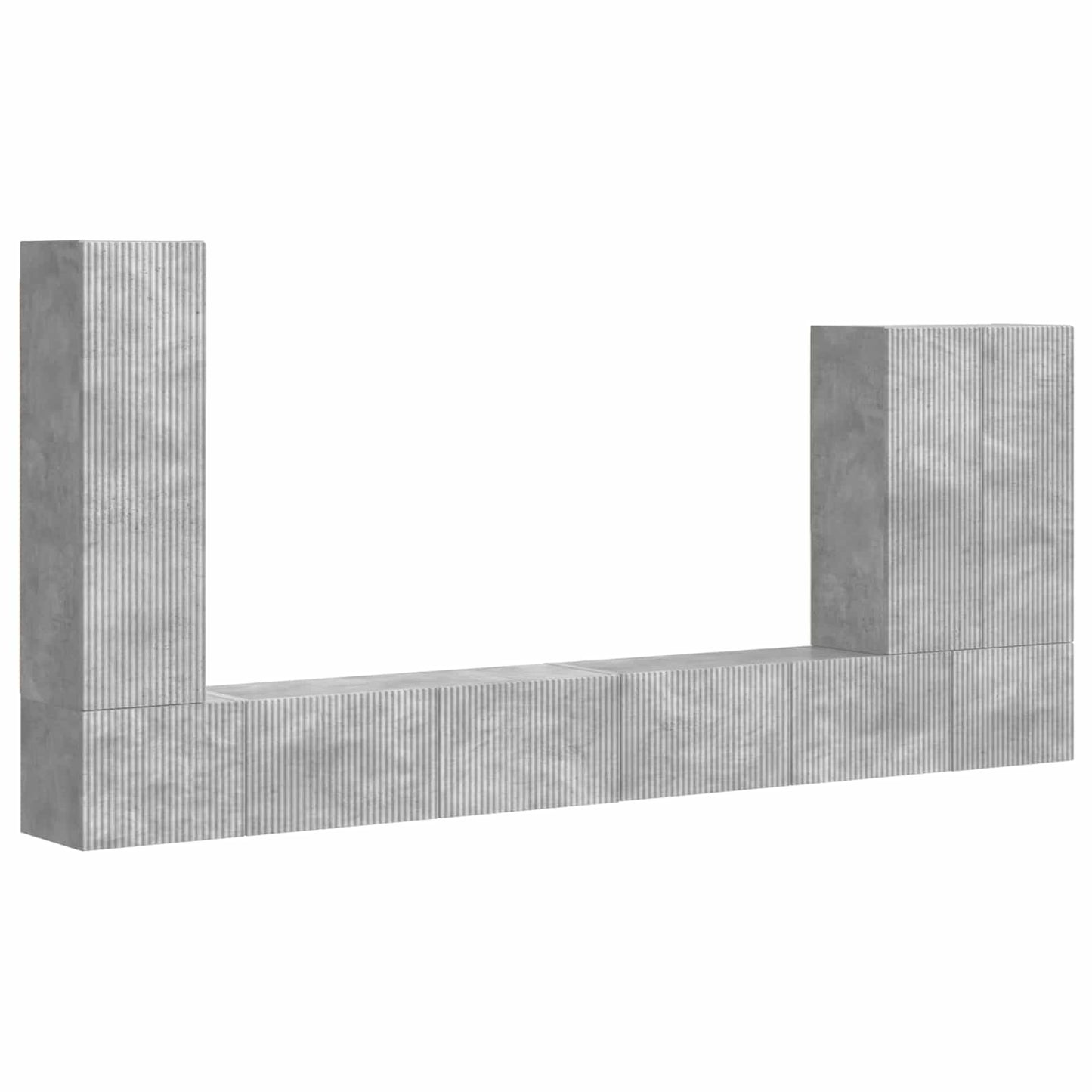 6 Pcs Beton Grijs Betongrijs