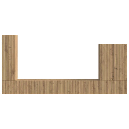 6 Pcs Artisan Eiken artisanaal eikenkleurig