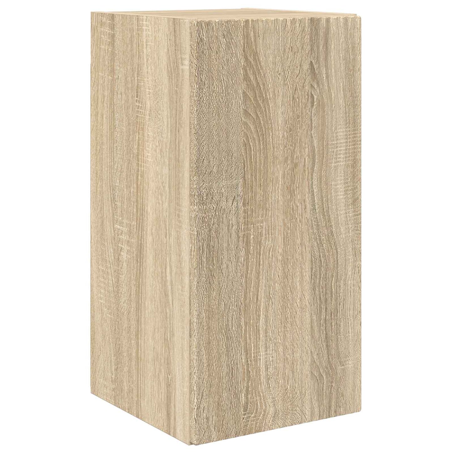 Tv-Meubelset Wandgemonteerd 2 Pcs Bewerkt Hout Sonoma eiken