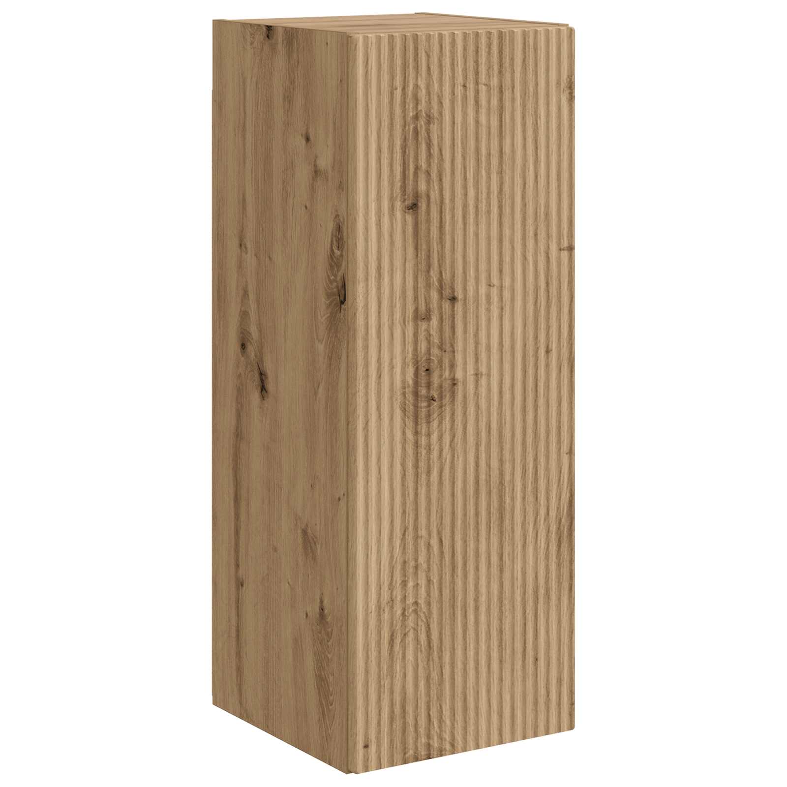 Tv-Meubelset Wandgemonteerd 2 Pcs Artisan Eiken Bewerkt Hout artisanaal eikenkleurig