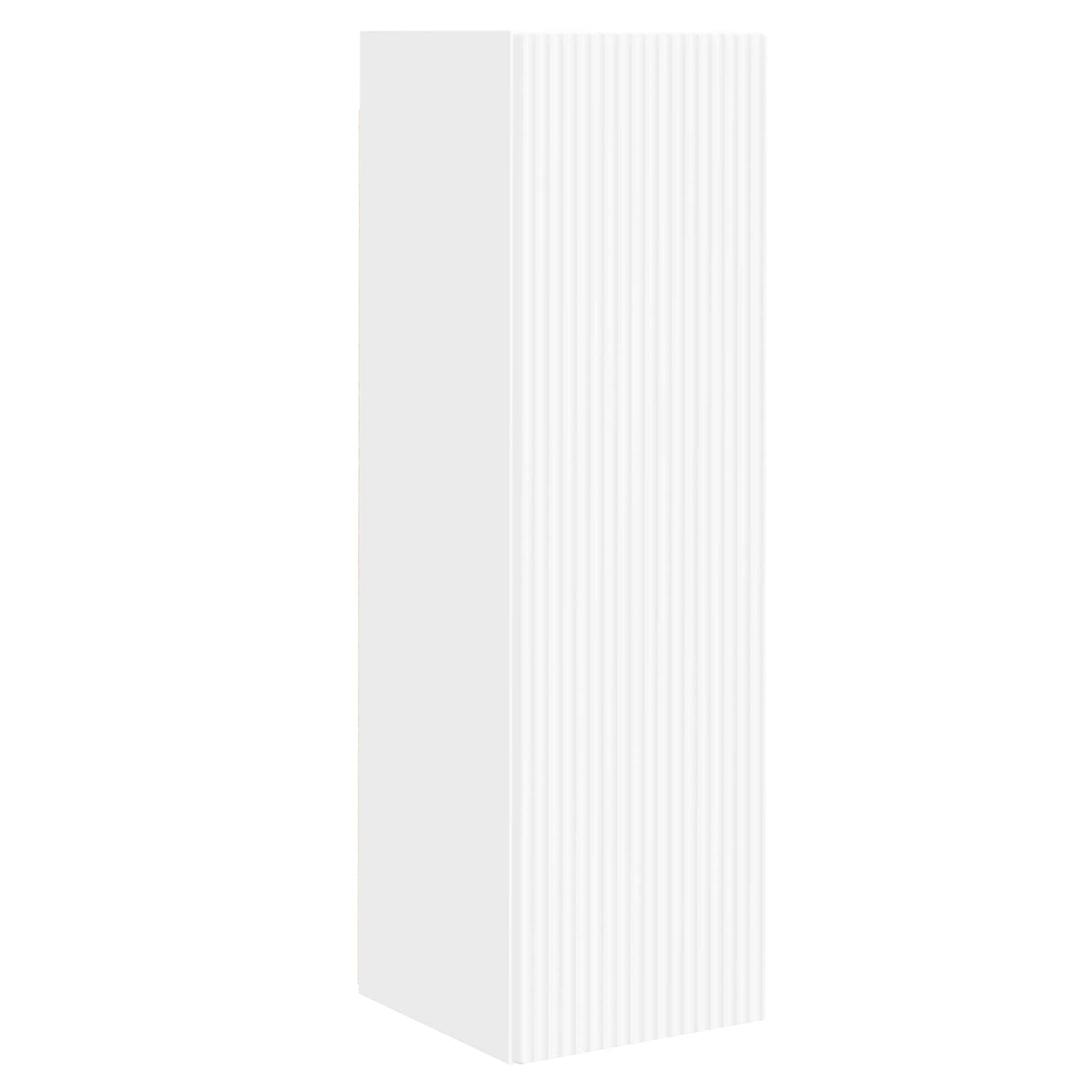 Tv-Meubelset Wandgemonteerd 3 Pcs Bewerkt Hout Wit