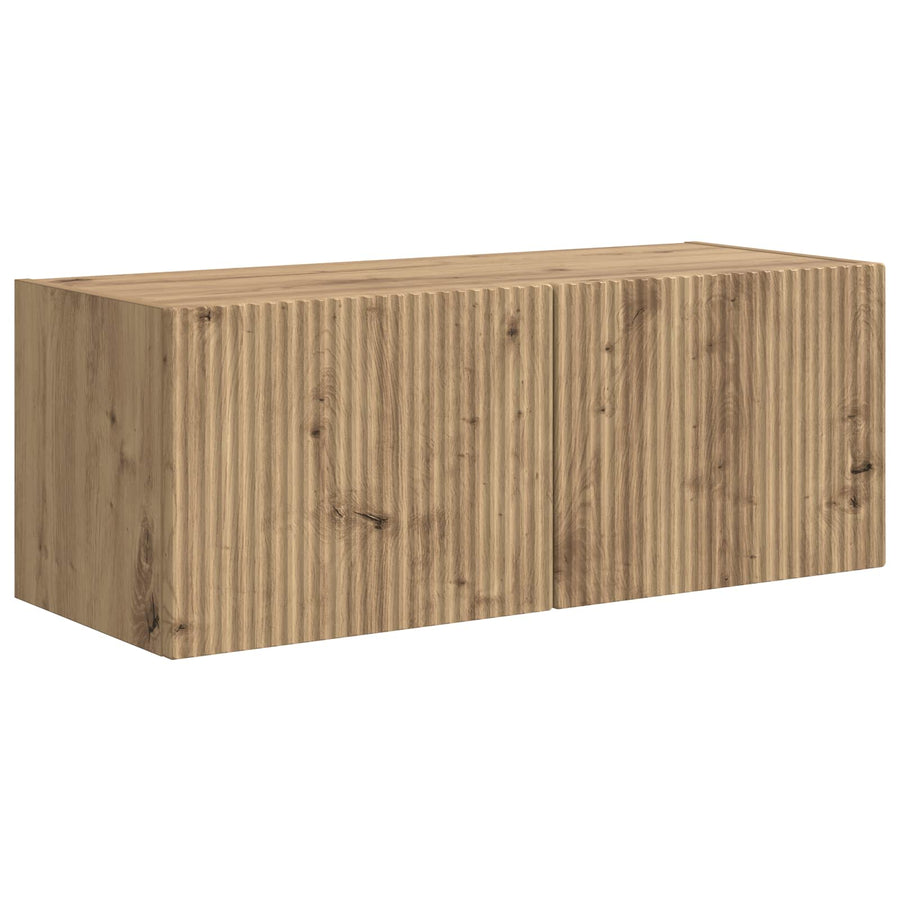 Tv-meubelset 3 pcs Artisan Eiken Bewerkt hout