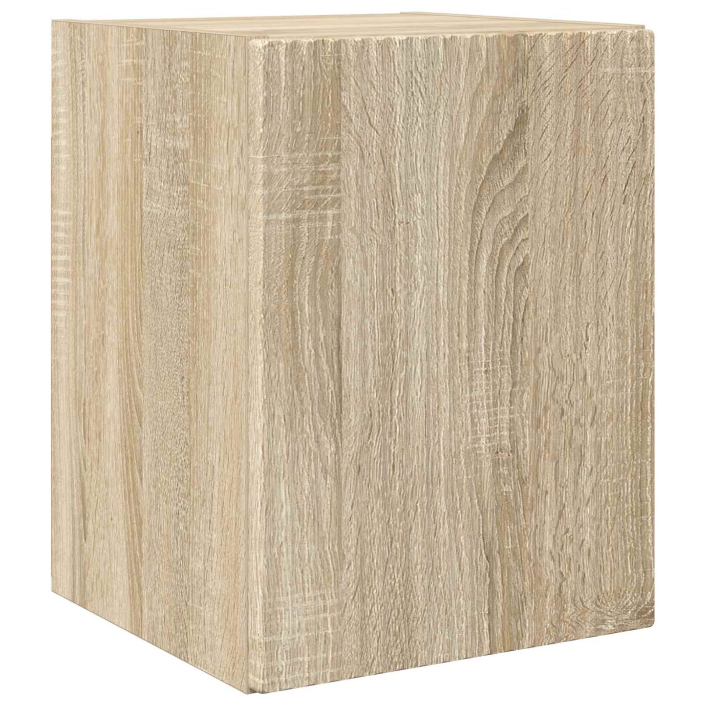 Tv-Meubelset Wandgemonteerd 4 Pcs Bewerkt Hout Sonoma eiken