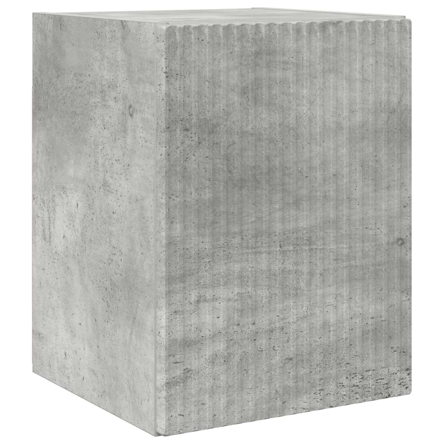 Tv-Meubelset Wandgemonteerd 4 Pcs Beton Grijs Bewerkt Hout Betongrijs