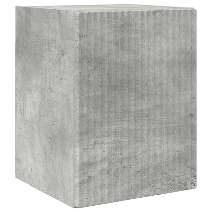 Tv-Meubelset Wandgemonteerd 4 Pcs Beton Grijs Bewerkt Hout Betongrijs