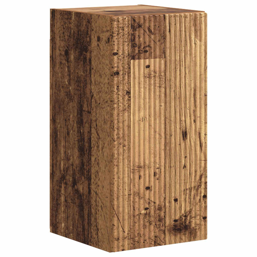 Tv-Meubelset Wandgemonteerd 3 Pcs Oudhout Bewerkt Hout Oud hout