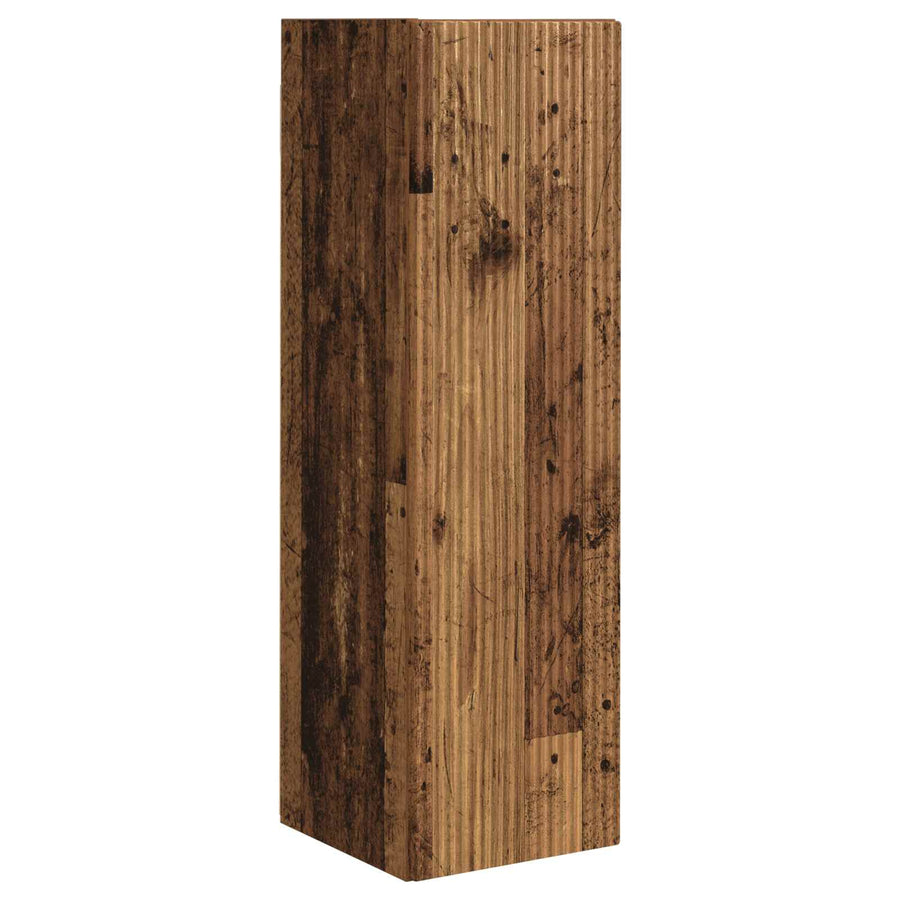 Tv-Meubelset Wandgemonteerd 3 Pcs Oudhout Bewerkt Hout Oud hout